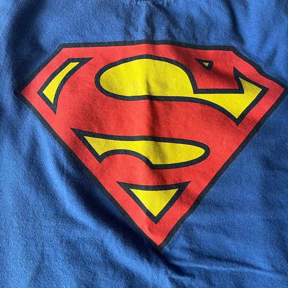 Superman Logo T-Shirt DC Comics Vintage - Picture 4 of 5